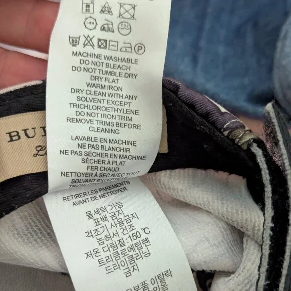 Burberry Multicolor Monogram Cap - Picture 6 of 9